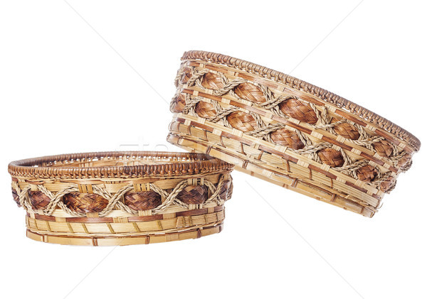 Two wooden baskets Stock photo © sapegina