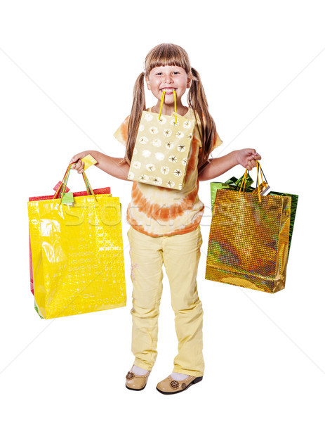 Girl with presents Stock photo © sapegina