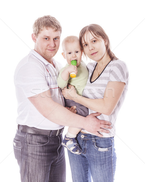 母親 父親 嬰兒 幸福的家庭 享受 一起 商業照片 © sapegina