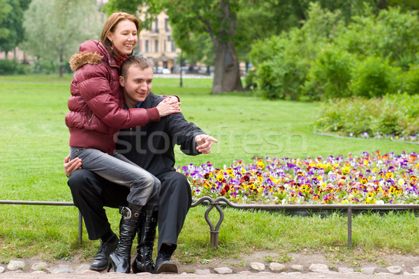 young couple Stock photo © sapegina