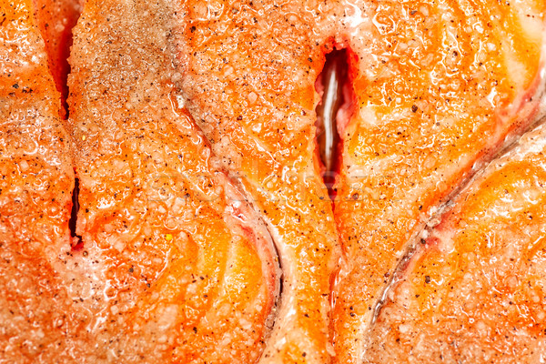 Salting red fish Stock photo © sapegina