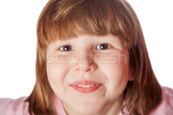 Very happy girl headshot Stock photo © sapegina
