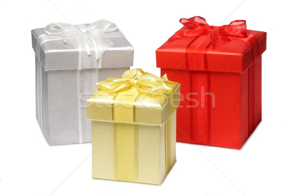 Stock photo: Three gifts