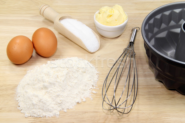 Baking ingredients Stock photo © Saphira