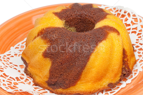 Mermer kek plaka gıda çikolata Stok fotoğraf © Saphira