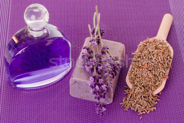 Lavanda profumo bagno essenza sapone fresche Foto d'archivio © Saphira