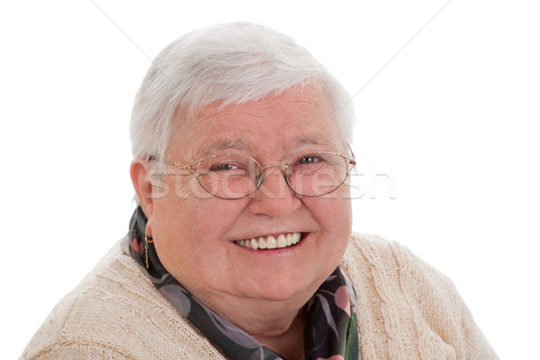 Portrait senior woman - horizontal format Stock photo © Saphira