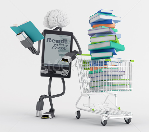E-Book shopping Stock photo © Saracin