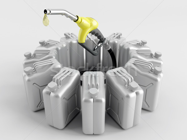 Kraftstoff Tanken Düse Aluminium Hintergrund Macht Stock foto © Saracin
