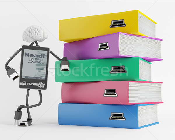Downloading content Stock photo © Saracin