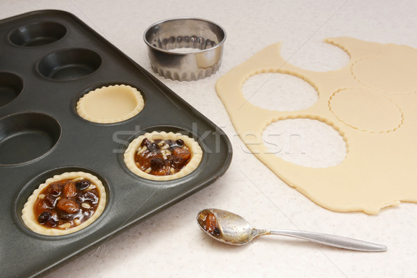 Making mince pies Stock photo © sarahdoow