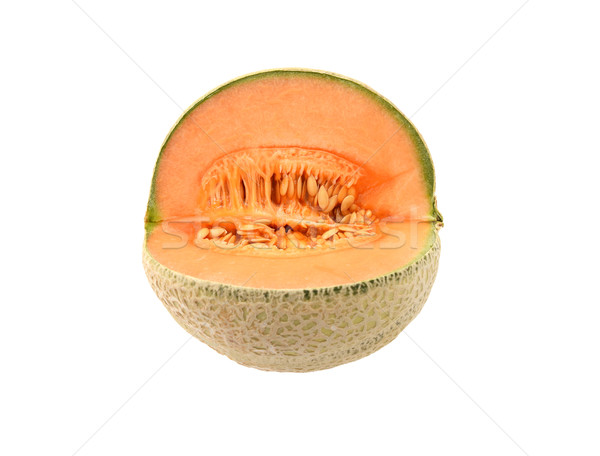 Fresh cantaloupe melon cut open  Stock photo © sarahdoow