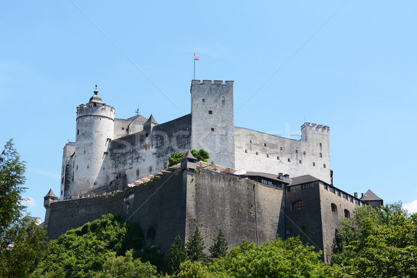 Hohensalzburg Fortress in Salzburg, Austria Stock photo © sarahdoow