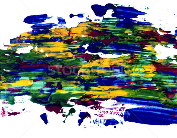Multicolored abstract streaks of paint Stock photo © sarahdoow
