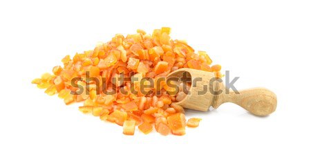 Mixed peel with a small wooden scoop Stock photo © sarahdoow