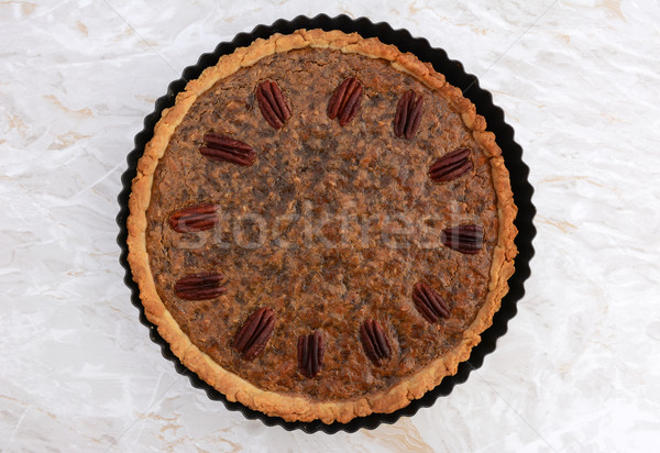 Pecan pie fresh from the oven Stock photo © sarahdoow