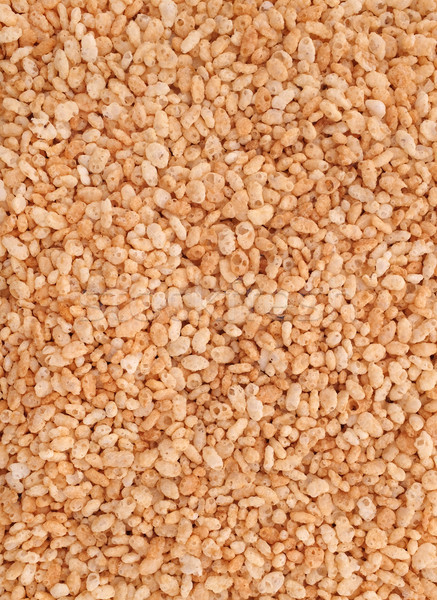 Crisped rice breakfast cereal background Stock photo © sarahdoow
