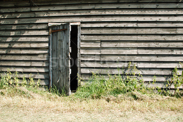 Rustic wooden farm building Stock photo © sarahdoow