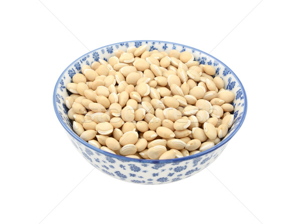 Neavy beans in a china bowl Stock photo © sarahdoow
