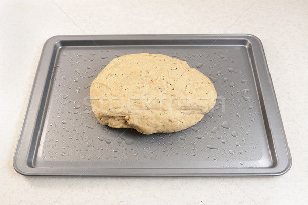 Stock photo: Smooth, kneaded bread dough