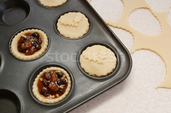 Process of making mince pies Stock photo © sarahdoow