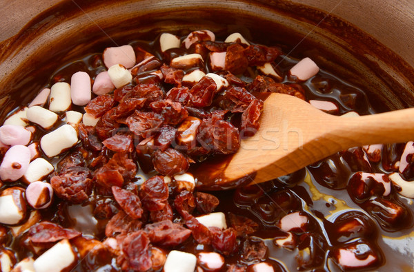 [[stock_photo]]: Séché · fondu · chocolat · route · recette