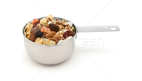 Foto stock: Muesli · cereal · fruto · nozes · copo