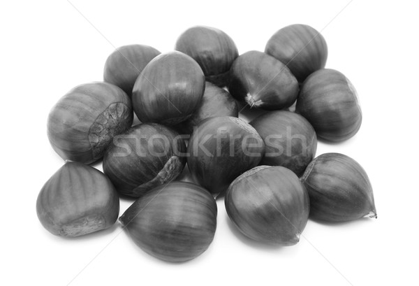 Dolce conchiglie isolato bianco in bianco e nero alimentare Foto d'archivio © sarahdoow