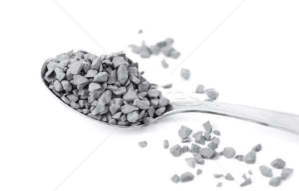 Close up of a teaspoon of instant coffee granules Stock photo © sarahdoow