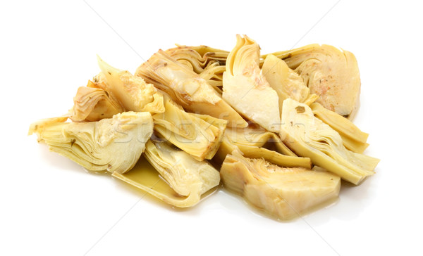 Pile of artichoke heart slices Stock photo © sarahdoow
