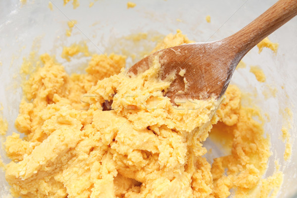 Butter and flour creamed together Stock photo © sarahdoow