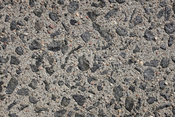 Stock photo: Exposed aggregate concrete paving background