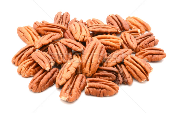 Ganze Nüsse isoliert weiß Essen Hintergrund Stock foto © sarahdoow