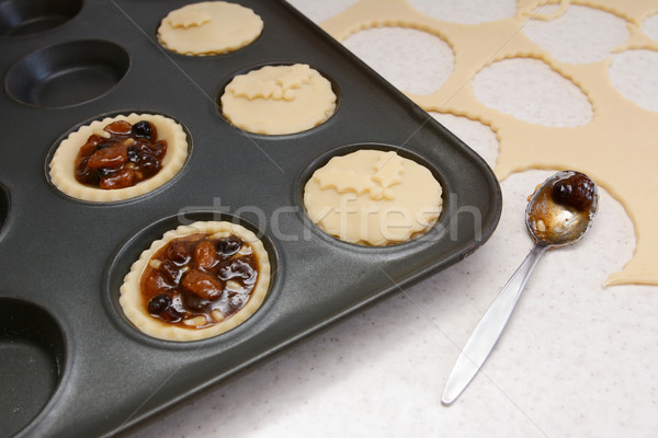 Making mince pies Stock photo © sarahdoow