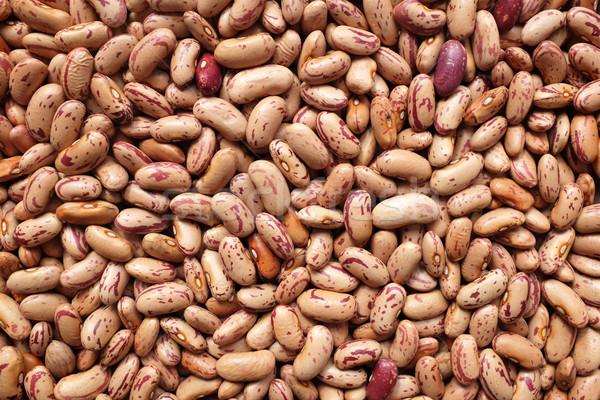 Borlotti beans, or cranberry beans background Stock photo © sarahdoow