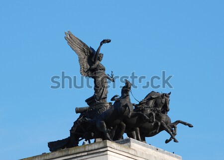 Angel of Peace sculpture on top of Wellington Arch in London Stock photo © sarahdoow