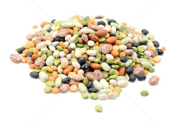 Mixed dried beans and peas Stock photo © sarahdoow