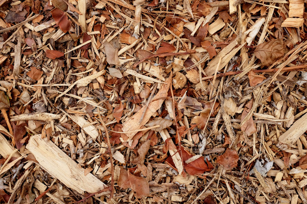 Coarse wood chippings background Stock photo © sarahdoow