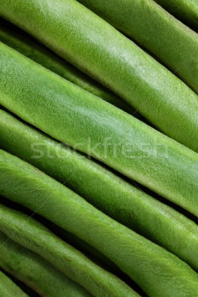 Stock photo: Green runner beans background