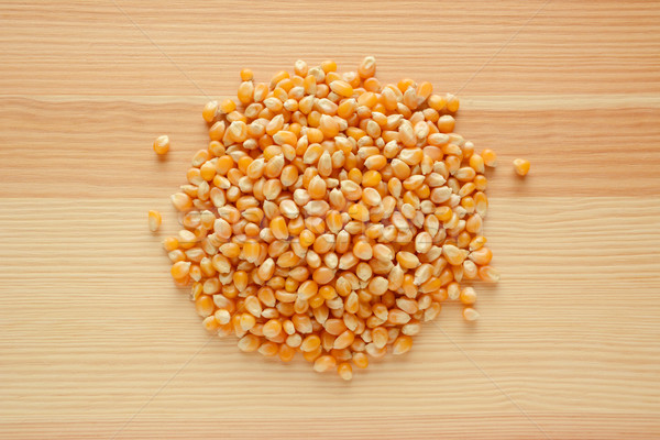 Popcorn maize on wood Stock photo © sarahdoow