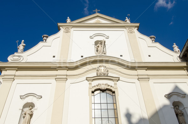 Stok fotoğraf: Kilise · Budapeşte · pencere · mavi · mimari