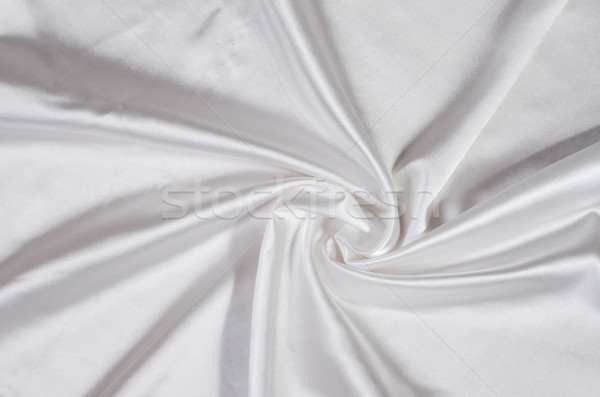 white silk satin fabric Stock photo © Sarkao