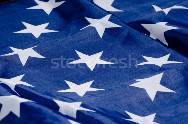Сток-фото: США · флаг · подробность · звездой