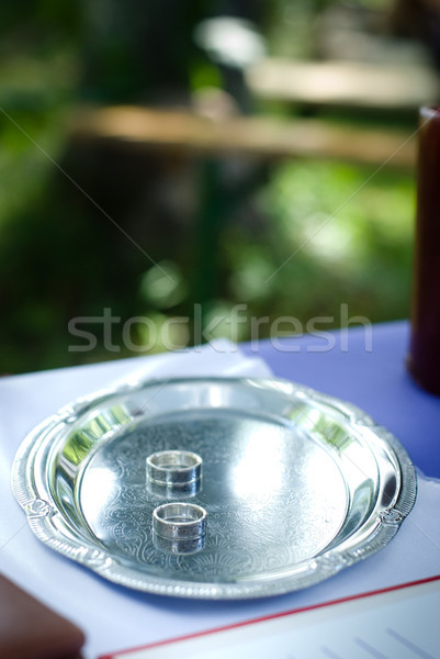 wedding rings Stock photo © Sarkao