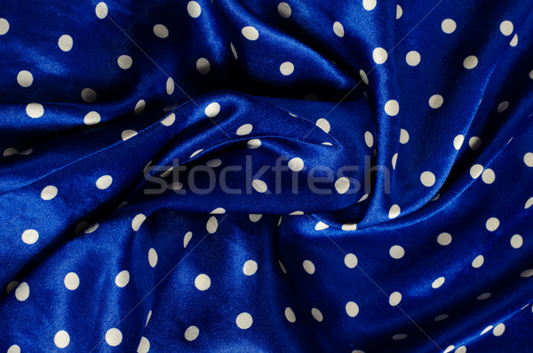 Pötty kék selyem szatén Stock fotó © Sarkao
