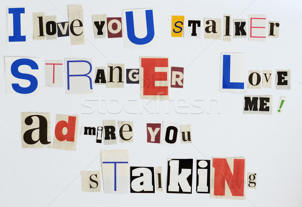 threatening letter Stock photo © Sarkao