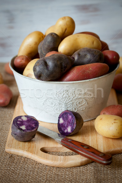 Assorted new potatoes  Stock photo © sarsmis
