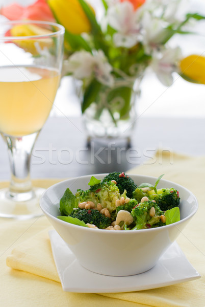 Broccoli pine moer knoflook plantaardige Stockfoto © sarsmis