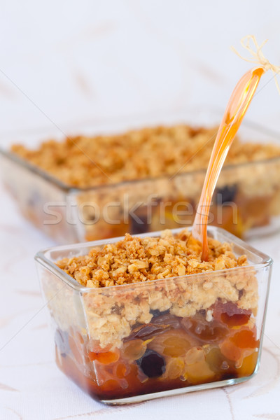 Dried fruit crumble  Stock photo © sarsmis