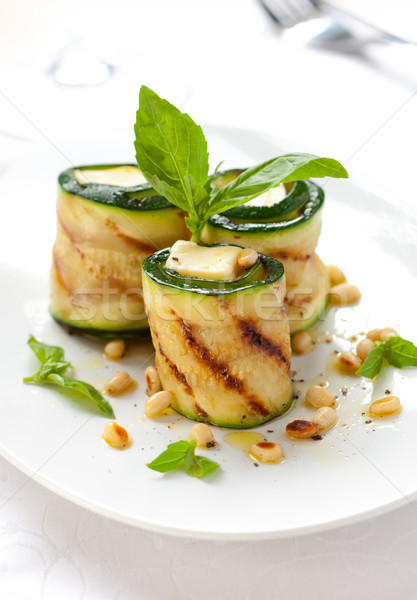 zucchini rolls with cheese  Stock photo © sarsmis